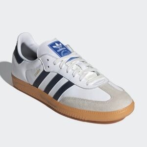 Adidas Samba OG Sneakers in White Indigo